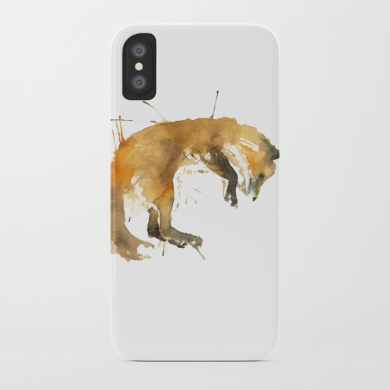 Sleepy Fox iPhone Case