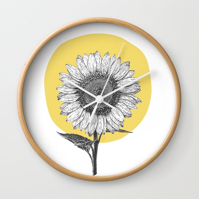 Sunflower Wall Clock