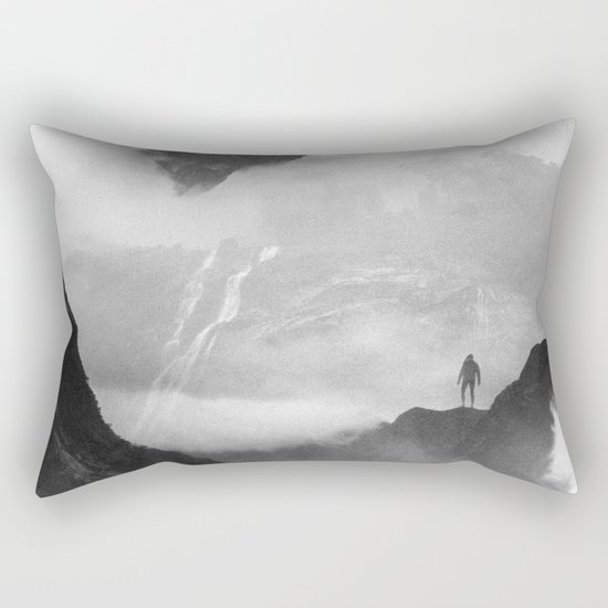 These mountains are mine of clouds Rectangular Pillow