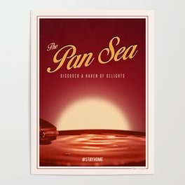 Pan sea #stayhome Poster