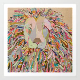 rashacheel lion Art Print
