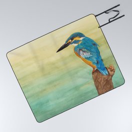Kingfisher I: Serenity Picnic Blanket