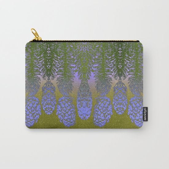 Spruce Cone Winter Carry-All Pouch