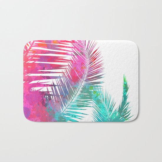Palms Explosion Bath Mat