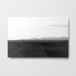 American West 003 Metal Print | Western, Nationalparks, Yellowstone, Photo, Travel, Black And White, Outdoors, Roadtrip, Grandtetons, Wyoming 