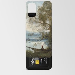 The Moored Boatman by Jean-Baptiste-Camille Corot Android Card Case