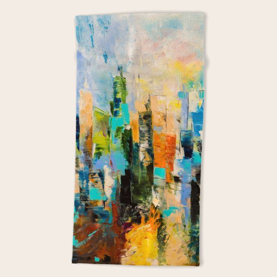 Downtown Beach Towel