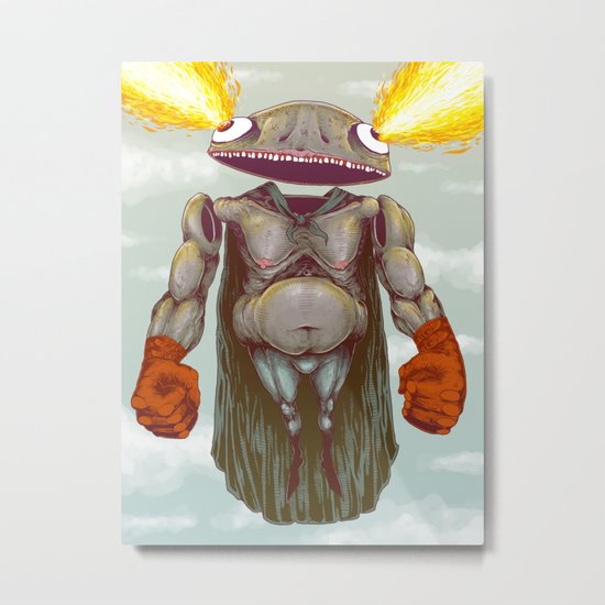 Superheroes SF Metal Print