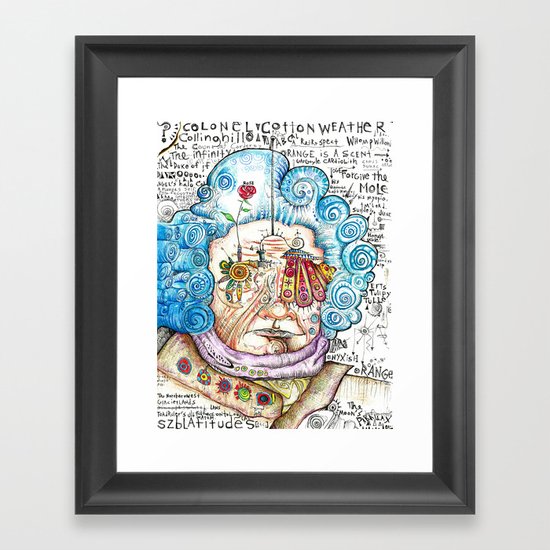 Portrait of a Gentleman, 1662ish Framed Art Print