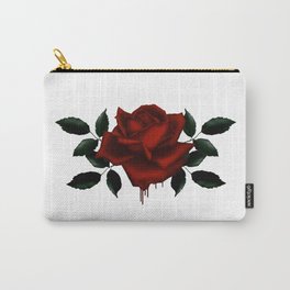 Bleeding Rose Carry-All Pouch