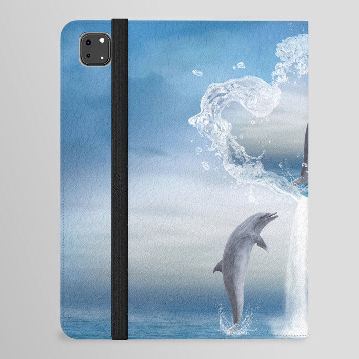 The Heart Of The Dolphins iPad Folio Case