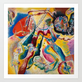 Painting with Red Spot, 1914   by Wassily Kandinsky Art Print