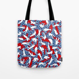 Golf Lover Pro Golfer USA Flag Camo Camouflage Pattern Tote Bag