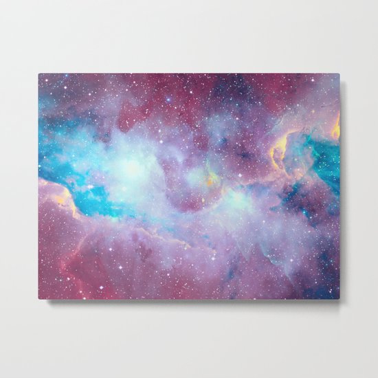 Quartz & Turquoise Galaxy Metal Print