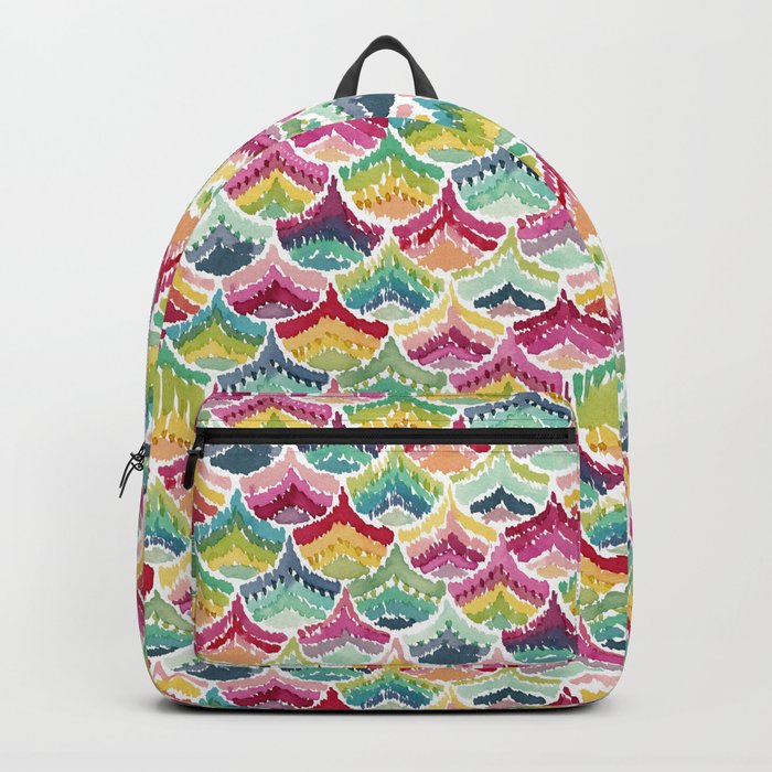 UPPER ECHELON Rainbow Boho Scallop Backpack