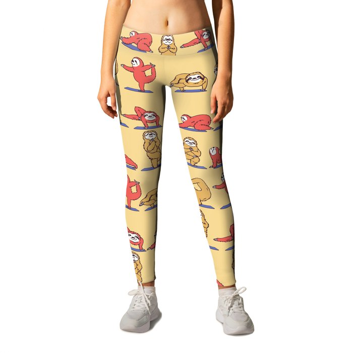 Sloth yoga pants clearance