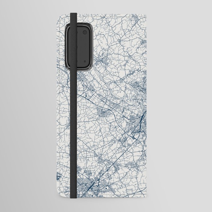 Bielefeld Germany - Minimal Map Illustration - Travellers  Android Wallet Case