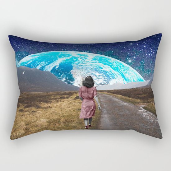 Walking Rectangular Pillow