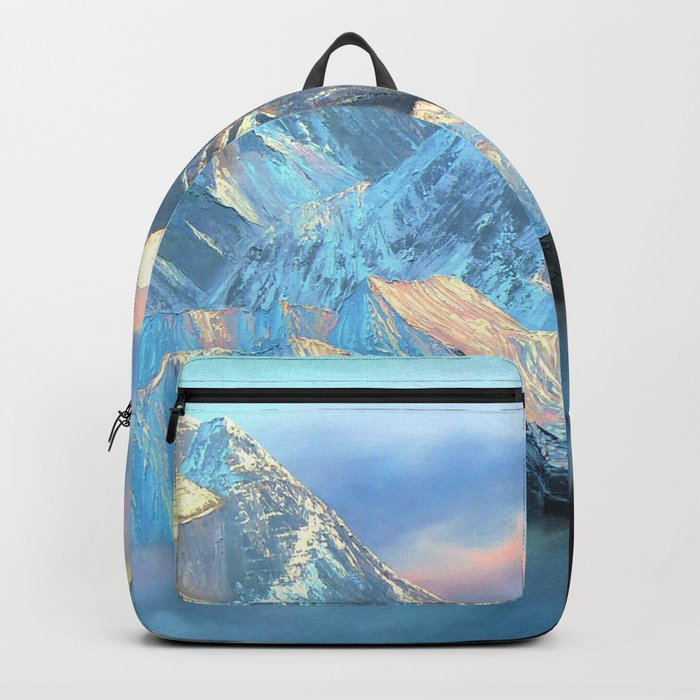 Panoramic Sunrise View Of Everest Mountain Backpack By Whimsyart Society6