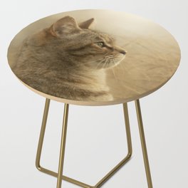Tabby cat Side Table