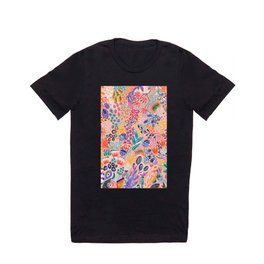 Colorful and Abstract Corals reefs T Shirt
