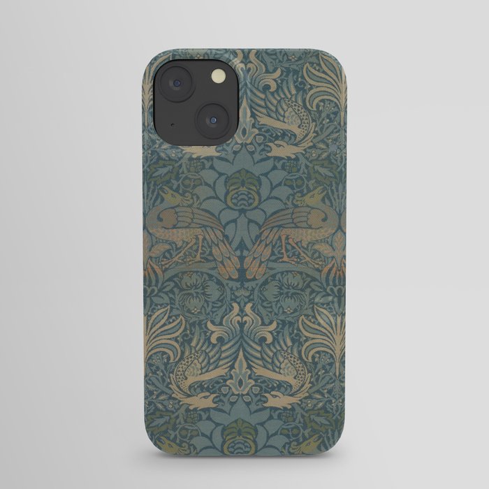 William Morris - Peacock and Dragon, 1878 iPhone Case