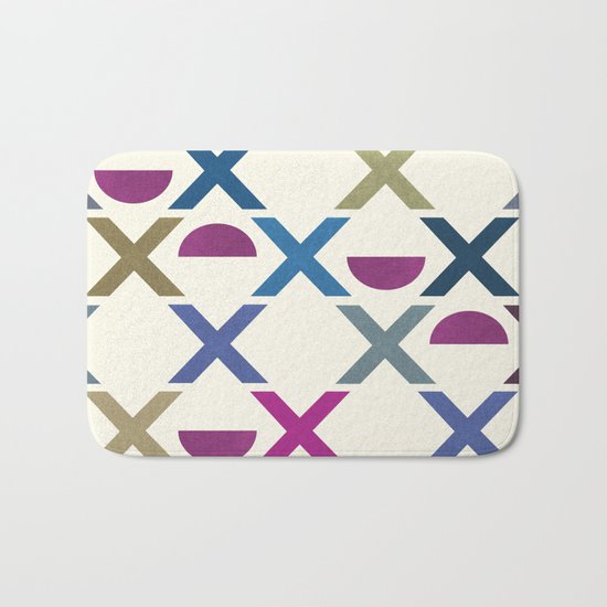 Abstract Unique Pattern Bath Mat