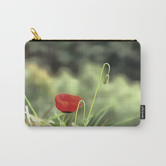 One Poppy Carry-All Pouch