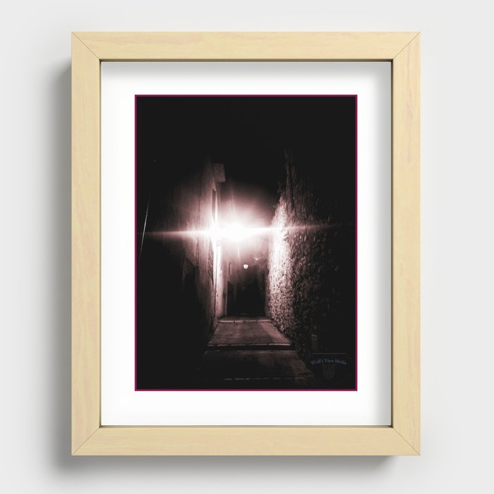 One Night, Somewhere in Europe... Recessed Framed Print