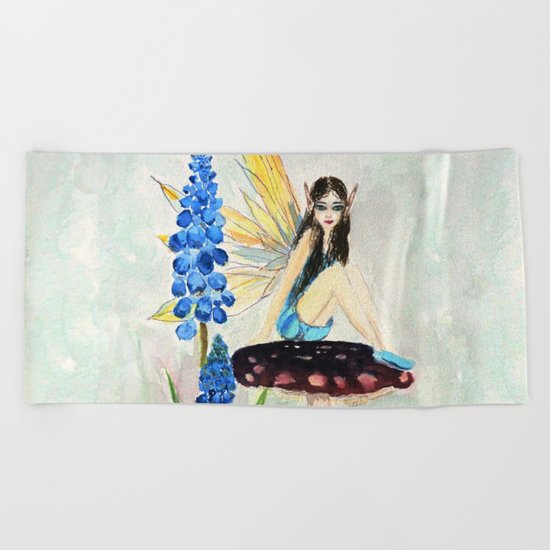 My childhood fantasy. colored Beach Towel