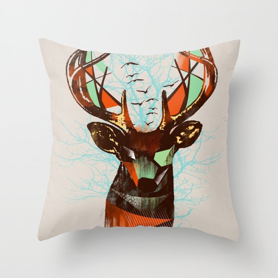 Trapped Throw Pillow