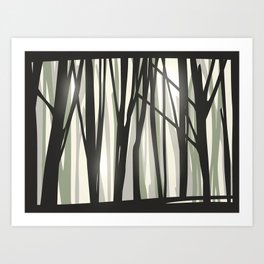 Into the woods Art Print