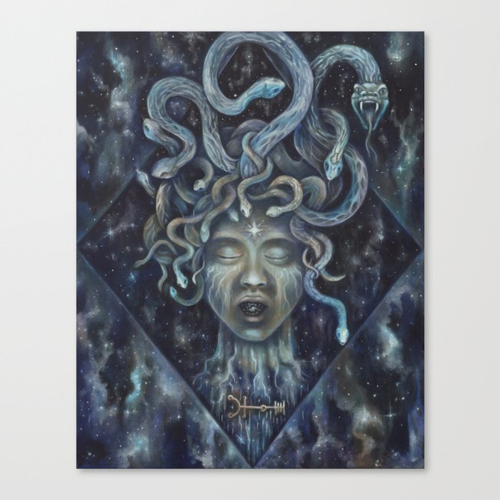 Ghoul Star Canvas Print