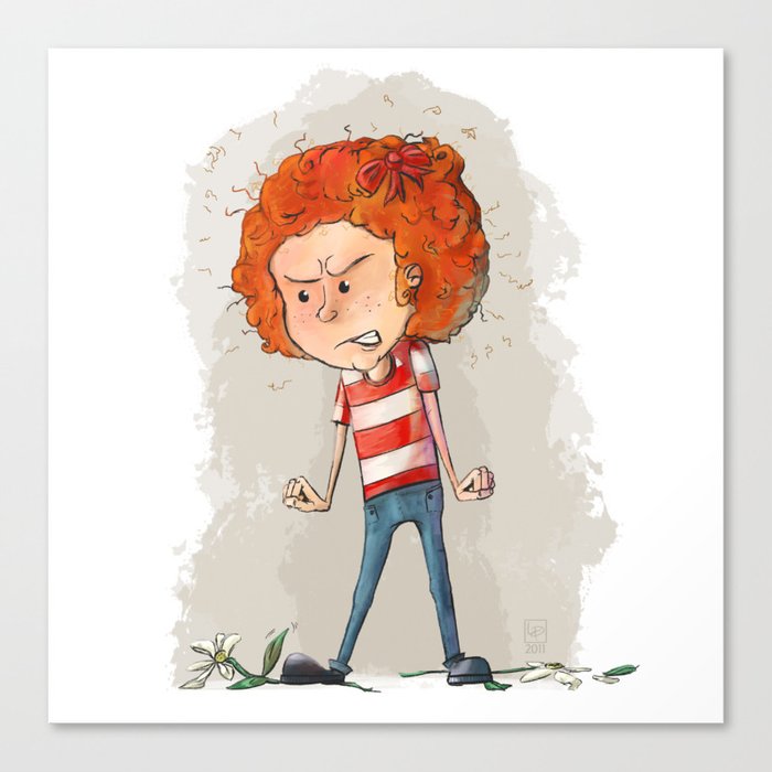 Fiery Redhead Canvas Print