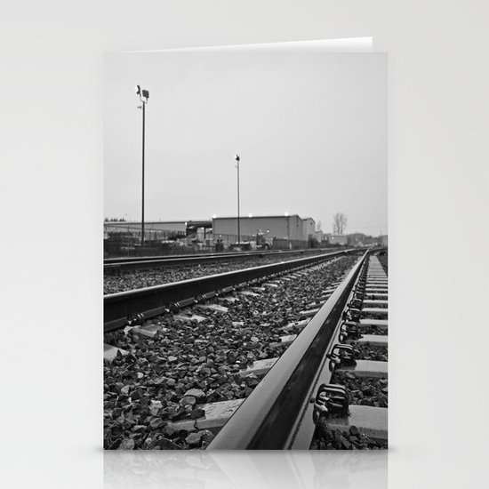 South Tacoma train tracks Stationery Cards