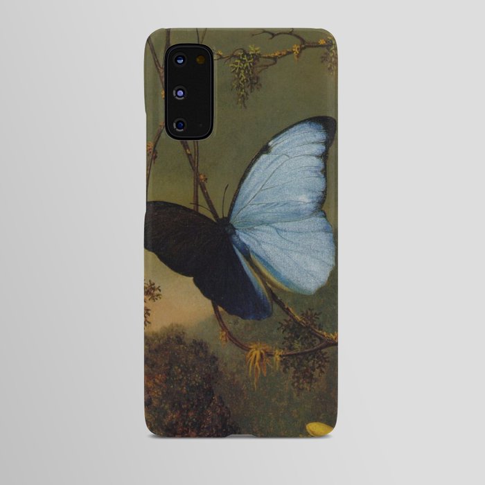 Blue Morpho Butterfly 1865 By Martin Johnson Heade | Reproduction Android Case