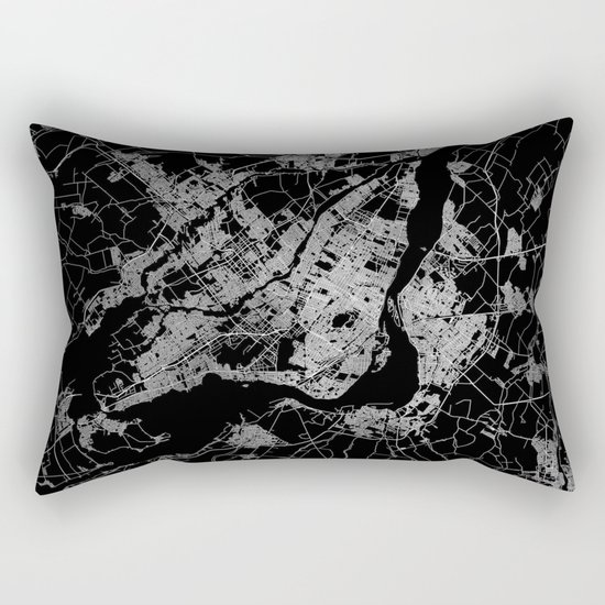 montreal map Rectangular Pillow