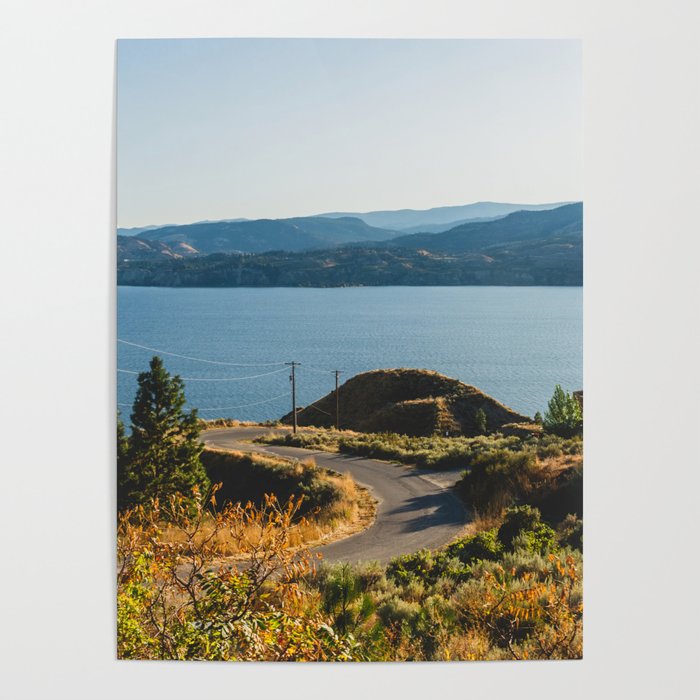 Naramata Sunset II | Landscape Photo Print Poster