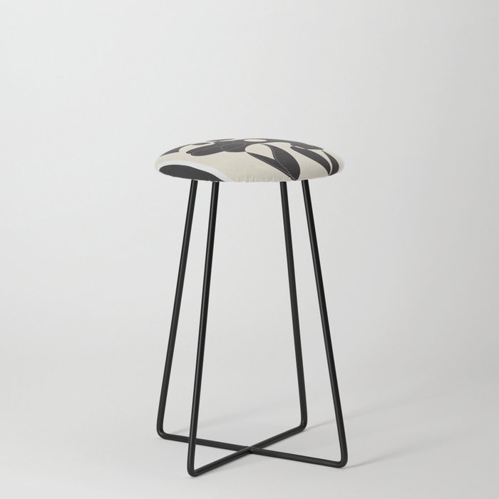 Abstract Minimal Geometry Counter Stool