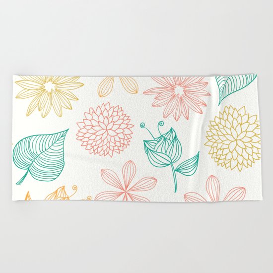 Autumn Beach Towel