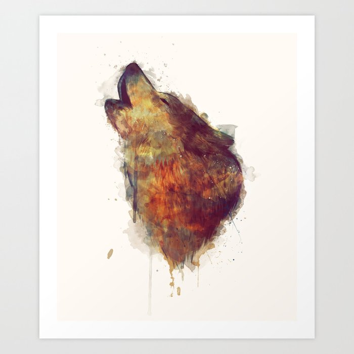 Discover the motif WOLF by Amy Hamilton as a print at TOPPOSTER
