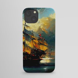 Sailing at Sunset iPhone Case