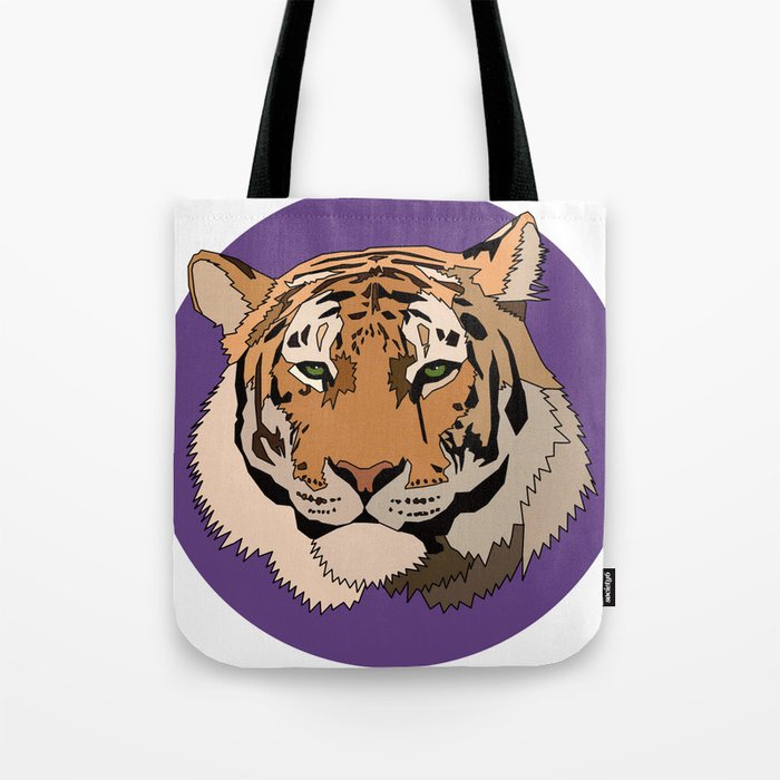 Wild Rectangular Tiger Tote Bag