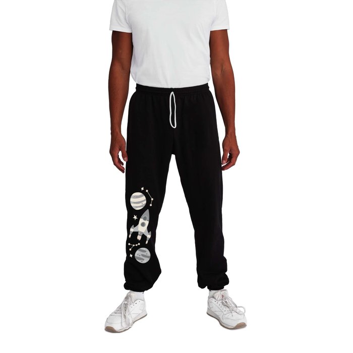 Space Black & White Sweatpants