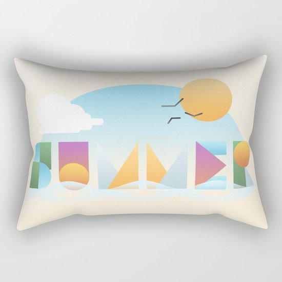 It's Summer Time Rectangular Pillow