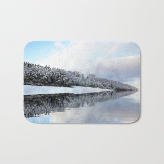 Cold Winter Morning Bath Mat