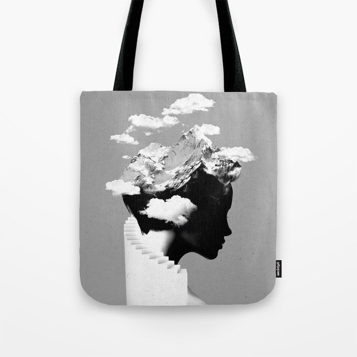 It's a cloudy day Tote Bag