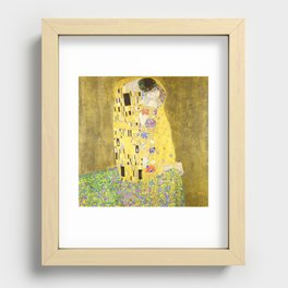The Kiss by Gustav Klimt Recessed Framed Print