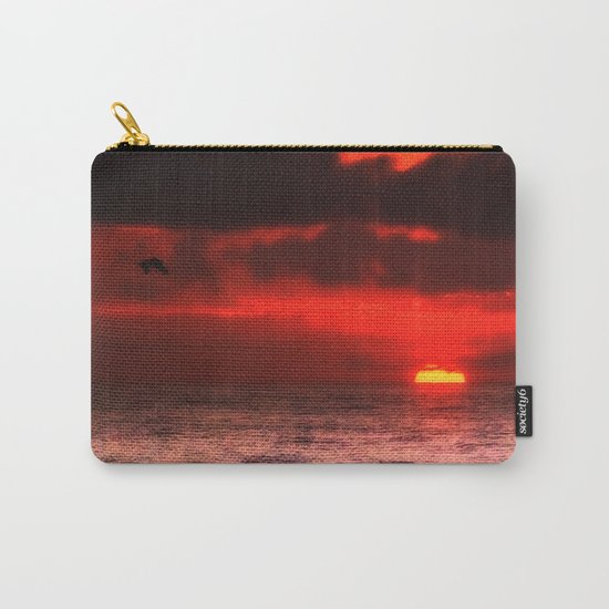 Pelican at Sunrise Carry-All Pouch