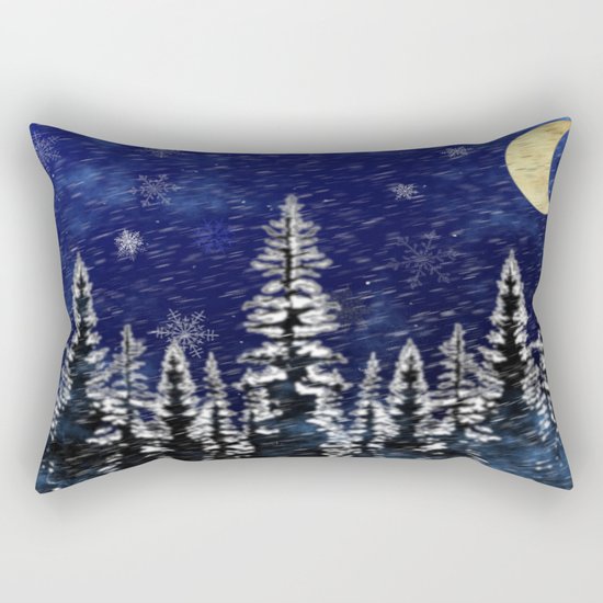 Stormy Night Rectangular Pillow